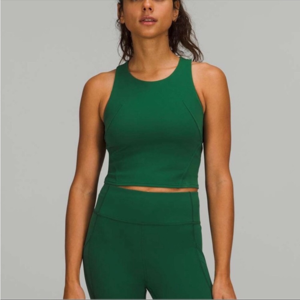 RESERVED! Do not buy!  - Lululemon Wunder Train Racerback Top Evergreen size 6
